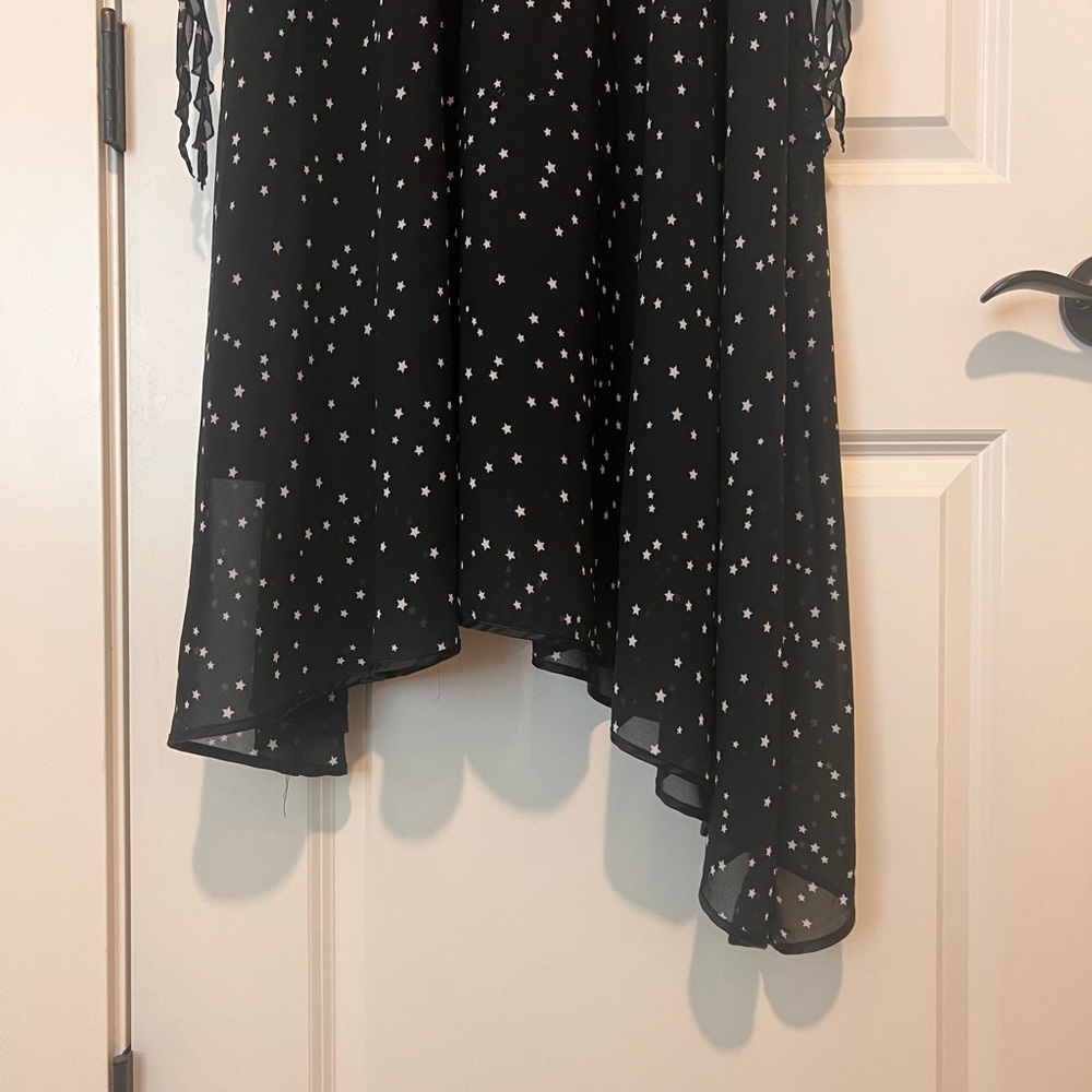 Ameri Power Shoulder Frill Dress (Sheer Dress) - image 3